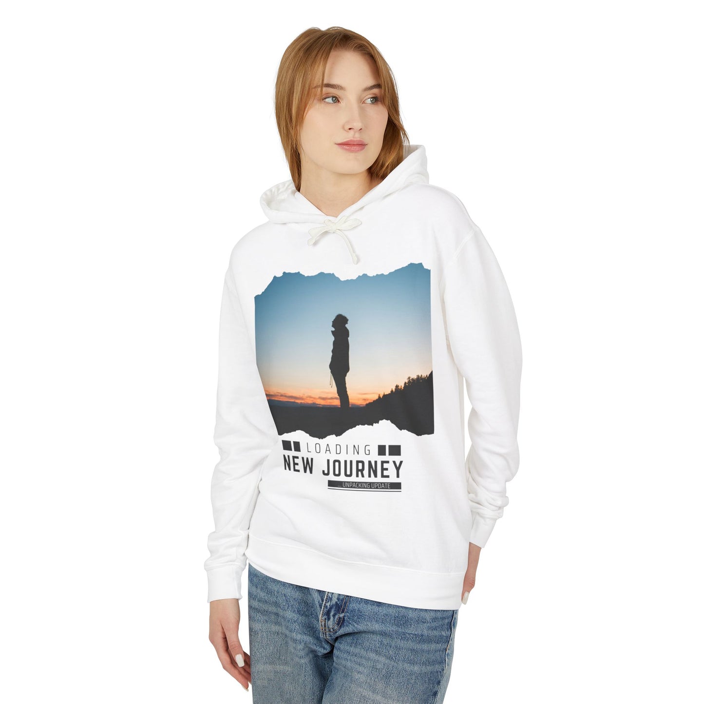 Unisex Lightweight Hooded Sweatshirt