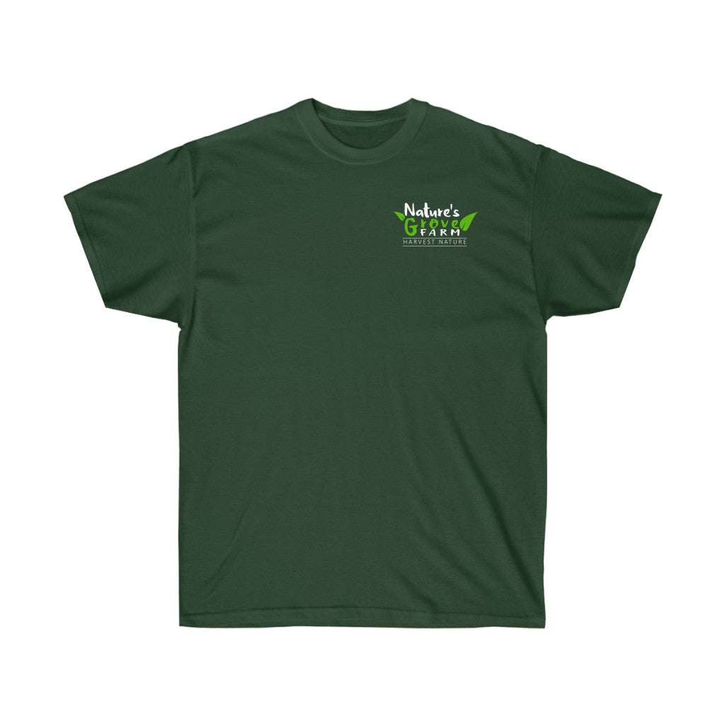 Nature's Grove Farm Chest Logo Unisex Tee