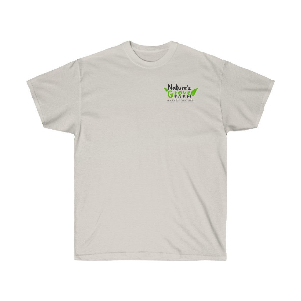 Nature's Grove Farm Chest Logo Unisex Tee