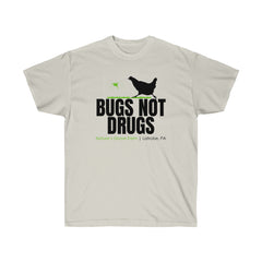 Bugs Not Drugs Grasshopper Unisex Tee